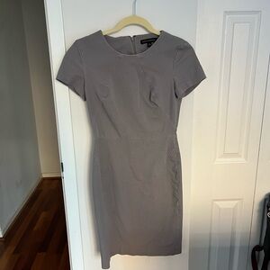 Banana Republic Gray Midi Dress